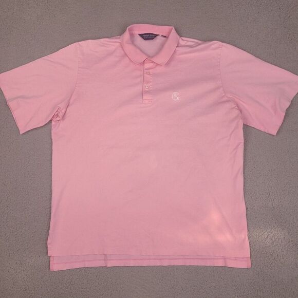 Ralph Lauren Polo Golf‎ Shirt Mens XL Pink Pima Cotton Embroidered Collared - Picture 1 of 13